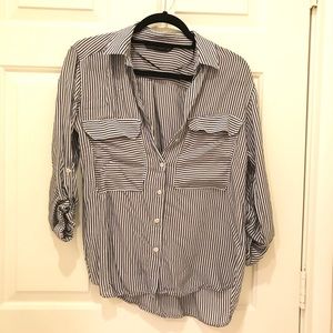 Pre loved ❤️ striped button down top from Zara